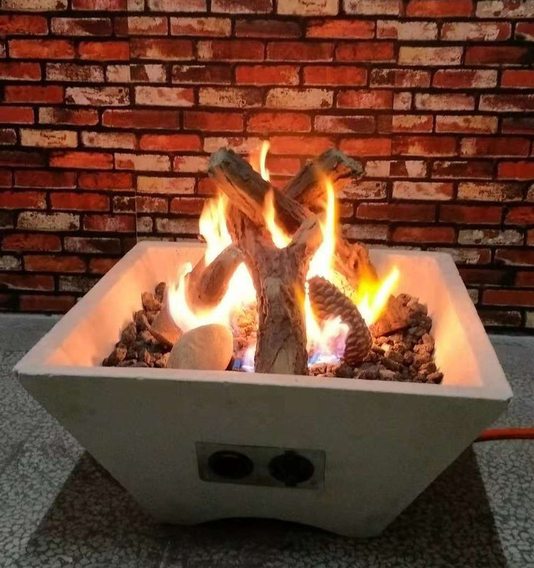 Outdoor Fire Bowl Gas Fire Pit Logs / Commercial Fake Gas Logs S08-96