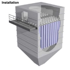 Фильтр КФ1-1 горячего газового фильтра активатора высокой эффективности высокотемпературный